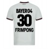 Bayer Leverkusen Jeremie Frimpong #30 Bortatröja 2023-24 Korta ärmar